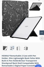 HGWALP ReMarkable 2 Paper Tablet Constellations Case-Magnetic Origami Stand-NIOP picture