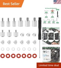 Comprehensive M.2 SSD Mounting Kit - 30 Pcs with Non-Magnetic Tool & Insulators picture