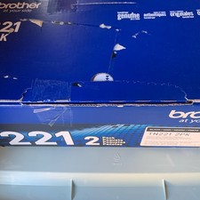 Sealed 2 Pack Brother TN221BK Tn221 Black Toner Cartridge picture