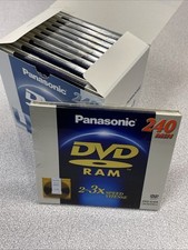 10 Panasonic DVD-RAM 240 Min 2-3x Speed LM-AD240LU New 9.4 GB picture