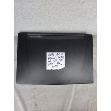 CyberPowerPC Gaming Laptop Black Password Locked No Cords For Parts or Repair picture