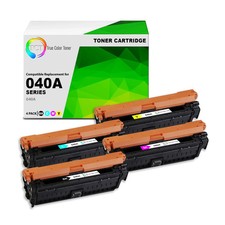 3Pk TCT 040 For Canon LBP712CDN 712CX Black Cyan Magenta Compatible Toner picture