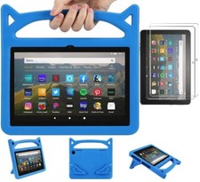 Case for Amazon Fire HD 8 inch Tablet 10th Generation 2020 + Tempered Glass Film picture