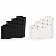 Large 4-Slot Cable Tie Holder Zip Tie Storage Rack Wall Mount Organizer picture