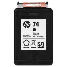 HP 74 Original Inkjet Ink Cartridge Black CB335WN #74 picture