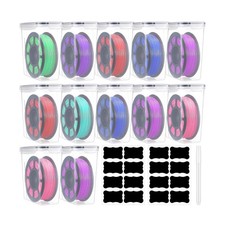 12 Pcs Large Filament Storage Box with Lids 3D Printer Dryer Clear Box Portab picture