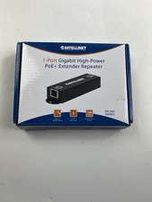 Intellinet 560962 1-Port Gigabit Power Over Ethernet (PoE+) Extender Repeater picture