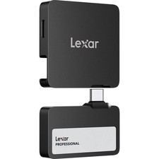 Lexar Professional Go 2TB Portable SSD with Hub USB 3.2 Gen 2 - Black picture
