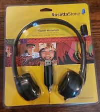 NEW Rosetta Stone Headset Microphone USB-A For Language Learning Software picture