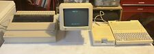 VTG Apple IIc A2S4000 Computer with Monitor, Disk Drive, ImageWriter COLLECTIBLE picture