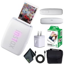 Fujifilm Instax Mini Link 3 Smartphone Printer, Clay White, w/ 20 Film picture