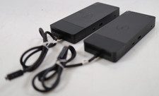 Lot 2x Dell WD19TB Thunderbolt USB-C Docking Station w/o Power Adapter picture