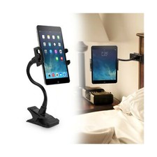 Macally Adjustable Gooseneck Tablet Holder & Phone Clip - Works with Phones &... picture