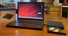 Thin & Lightweight Lenovo T450 Laptop Windows 7  i5 2.3ghz 8gb 250gb DVDRW picture