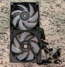 4x EKWB Vardar S 140ER D-RGB Fan 4Pin PWM 3Pin RGB 2200 Rpm 116CFM 1.9 mmH2O picture