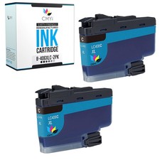 Compatible CMYi 2-Pack LC406XLC Ink Cartridges fits Brother MFC J5855DW, J5955DW picture
