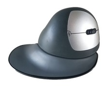 Goldtouch KOV-GSV-RMW Silver/Gray Wireless USB Right-Handed Semi-Vertical Mouse picture
