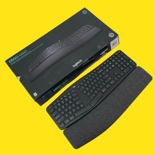 NO DONGLE Logitech ERGO K860 Ergonomic Split Keyboard Black #0632 z58b32 picture