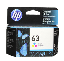 HP #63 Color Ink Cartridge 63 F6U61AN NEW GENUINE picture