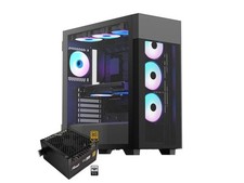 Rosewill FBM-X7 Black ATX Mid Tower Case - Hinged Tempered Glass Side Panel, Hig picture