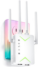 Wifi Extender Signal Booster for Home, Covers 18,500 Sq Ft, Ethernet Port picture