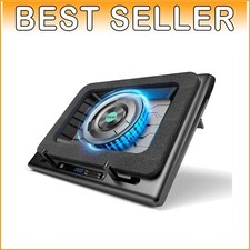 High-Performance Laptop Cooling Pad with Turbo Fan & Touch Control - 15-21in picture