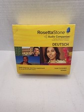 Rosetta Stone Audio Companion Deutsch/German Level 1,2,3,4 & 5 (NEW) CD & MP3 picture