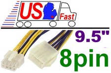 9.5in LONG EPS12V 8pin Server Power Supply Extension Male~Female Cable/Cord/Wire picture