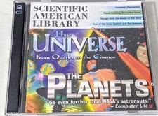 Scientific American Library the Universe, Planets, Cd Rom multimedia 2 disc set picture