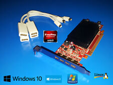 HP Compaq Pro 4000 6000 6200 6300 6305 4-Monitor QUAD HDMI Video Graphics Card picture