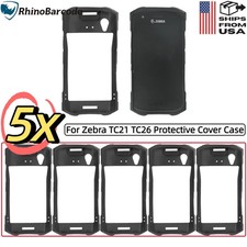 5pcs For Zebra TC21 TC26 Protective Cover Case Rugged Boot Barcode Scanner picture