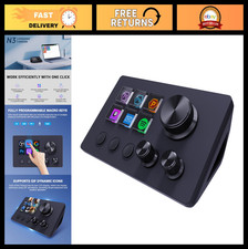 Customizable Streaming Macro Keypad, Gaming Shortcut Controller with 6 LCD Keys, picture