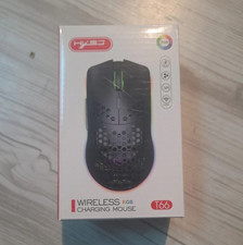 HXSJ T66 Wireless RGB Rechargeable Mouse 2400 DPI Optical 6-Button Black picture