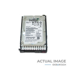 HPE 869714-001 300GB 10k RPM 2.5” SAS 12Gbps 128MB Hard Drive Grade A W/ Caddy picture