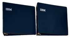 Vintage IBM 3 Ring Binders - Navy - Lot of 2 picture