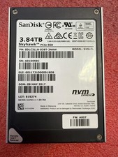 SANDISK SDLC2LLR-038T-3NAW 3.84TB SXSLCL 2.5 SKYHAWK PCIE NVMe SSD, LOW HOURS picture