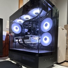 Montech XR, 9070xt, 7800x3d gaming pc. Self Built all parts from Microcenter. picture