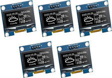 5 Pcs 1.3 Inch IIC OLED Display Module 128x64 SH1106 Compatible with Arduino picture