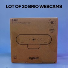 20-Pack Logitech BRIO 4K Ultra HD Webcam 960-001105 NEW NIB Bulk Lot picture
