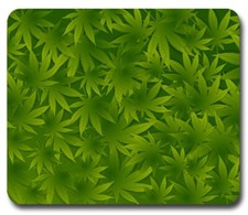 WEED CANNABIS Marijuana ~ Mouse Pad / PC Mousepad ~ Cool Gift ~ Mary Jane 420 picture