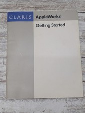 Claris AppleWorks GS Getting Started Manual Vintage 1988 Macintosh picture