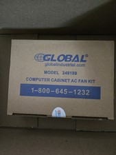 Global Industrial #249189 Computer Cabinet AC Fan Kit New In Box 🔥 🔥 📦 📦  picture
