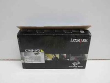 GENUINE LEXMARK C748H1YG (C748) YELLOW HIGH YIELD TONER CARTRIDGE picture