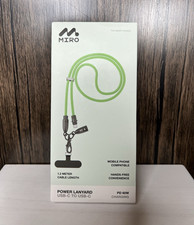 MIRO Power Lanyard USB-C to USB-C Cable 1.2m Green 100W PD 20V 5A picture