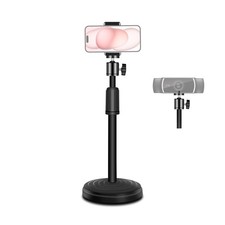 Webcam Stand, 12.6 Inch Web Cam Stand for Desk, Adjustable Webcam Mount Camer... picture