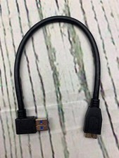 Right Angle USB 3.0 to Micro B Cord fits Toshiba External Hard Drive Disk picture
