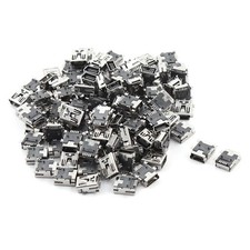 Replacement Mini USB Type B Female 5 Pin PCB Board Mount Jack Connector 100Pcs picture