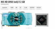 HIS AMD Radeon HD 6950 IceQ 2GB GDDR5 Graphics Card✅ 2x mini-DP 2x DVI HDMI ✅ picture