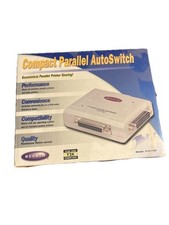 NEW 2-Way DB25 COMPACT AUTO SWITCH Parallel DB25 2 Computers to 1 Printer RM1 picture