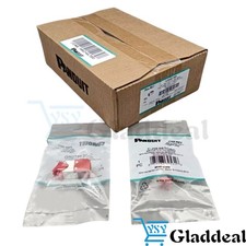 New Fits CJ5E88TGRD Panduit CAT5E Network Jack Module Gigabit Red (Box of 50) US picture